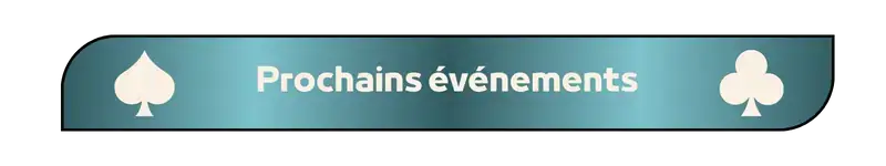 Club Circus Paris Poker Live - Prochains événements