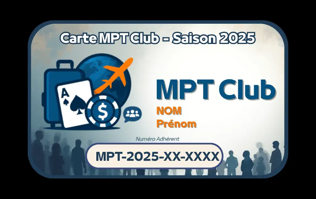 Carte Membre MPT Club