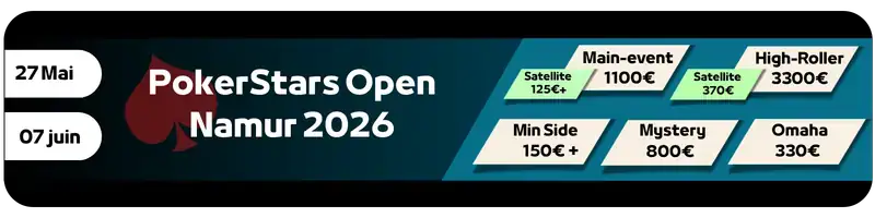 Pokerstars Open - Casino de Namur