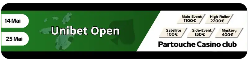 Unibet Open - Partouche Casino club