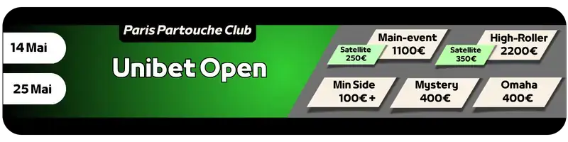 Unibet Open - Paris Partouche Club