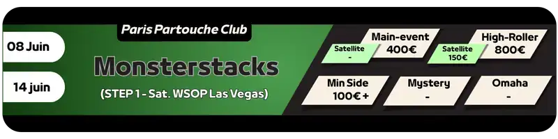 Monsterstacks - Paris Partouche Club