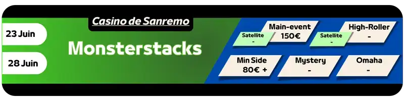 Monsterstacks - Casino de Sanremo