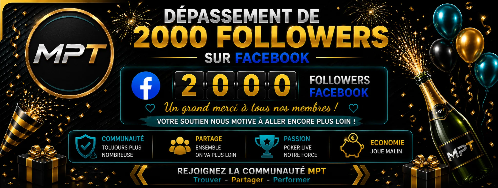 Merci 2000 followers