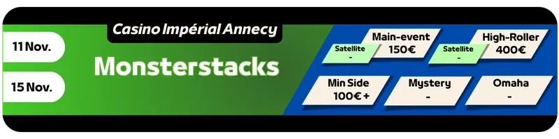 Monsterstacks - Casino Impérial Annecy
