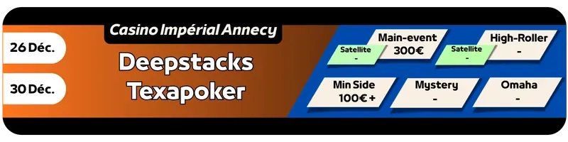 Deepstacks - Casino Impérial Annecy