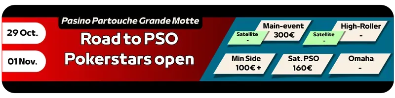Road to PSO - Pasino Partouche Grande Motte