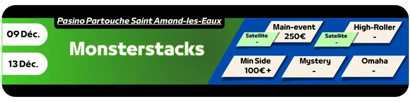 Monsterstacks - Pasino Partouche Saint Amand-les-Eaux